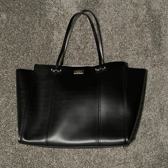 Kate Spade Black Leather Bag - NWOT - Picture 2 of 7